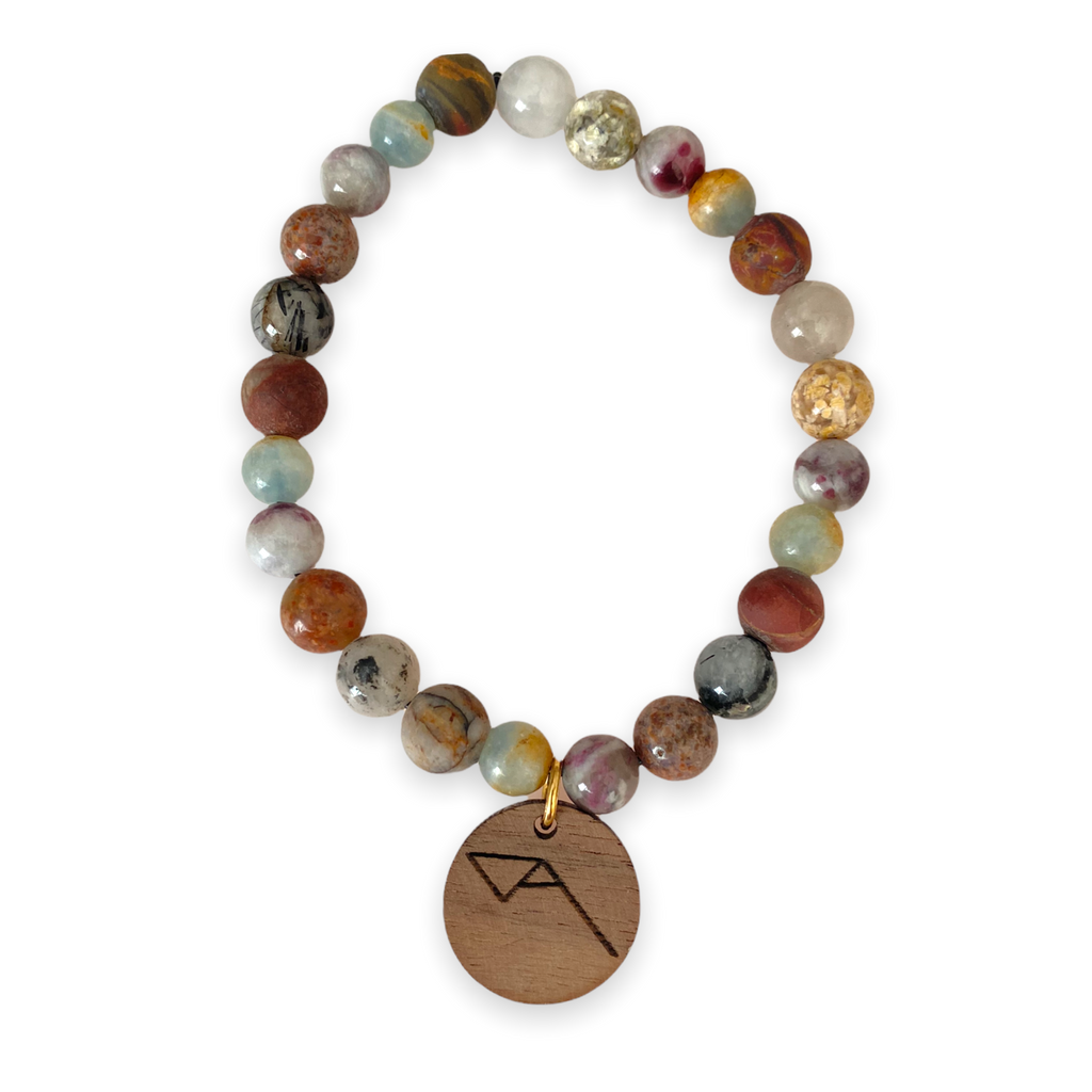 Beaded Gemstone Bracelet: Inner Peace