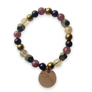 Beaded Gemstone Bracelet: Vibes