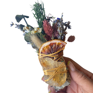 Wellness: Sage & Palo Santos Smudge Bouquet Bundle