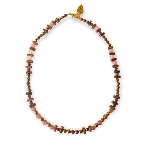 Minimalist Gemstone Necklace: I Deserve Love